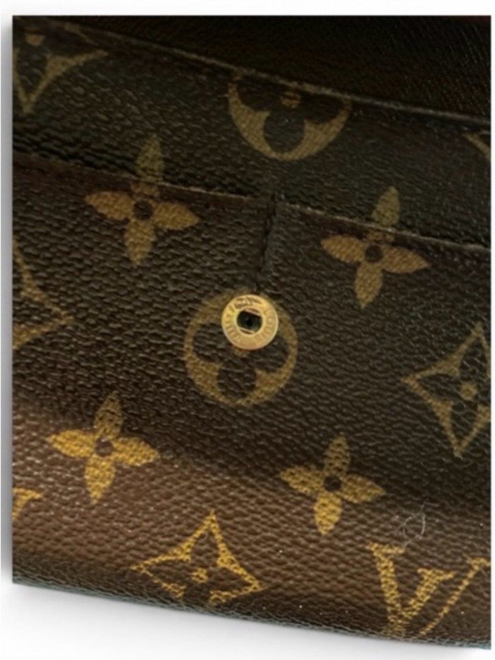 Louis Vuitton Emilie Wallet Monogram Canvas Brown Long Wallet Snap Closure LV - Picture 12 of 15